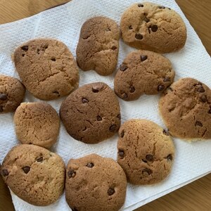 ホットケーキミックスで！チョコチップクッキー